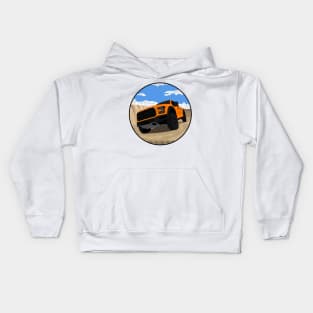 RAPTOR ORANGE Kids Hoodie